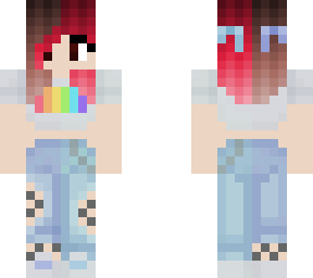 split red hair pride
