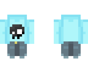 teal skull sweater