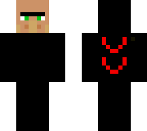 villager in black hoodie