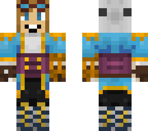 ava (wynncraft) azure outfit (with mask)