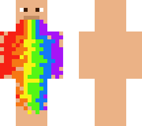 barfing ranbow man