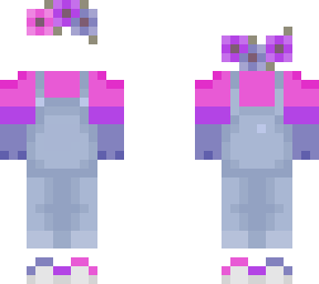bi flower crown with overalls