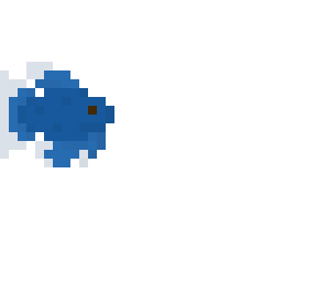 blue butterfly betta pixel art