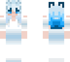 blue girl
