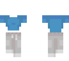 blue pajamas