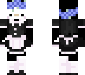 blue penguin maid uwu