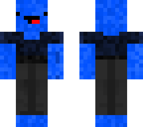 blue person