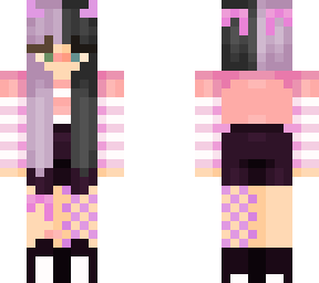 candy demon split hair