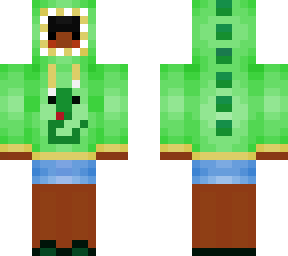 dino/snake hoodie