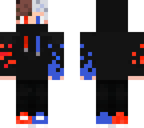 fire boy red and blue