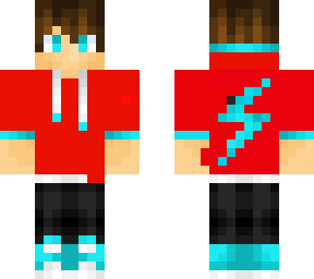 gamer boi -red hoodie-