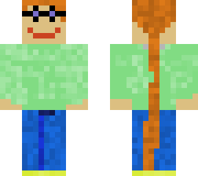 glasses nerd with long hair!
