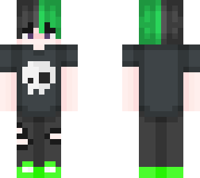 green emo boy