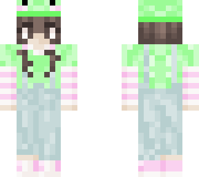 green/frog. <3