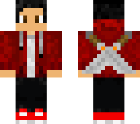 guy red with jacket red and chaos blades