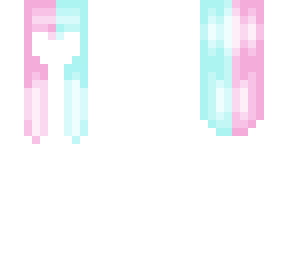 hair base pink and blue