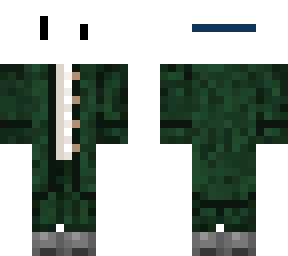 masked green suit