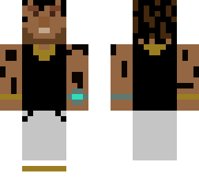 maxwell 187 3d minecraftskin with chains