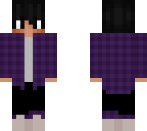 me with plaid purple