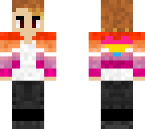 my pride flag :) (panromantic l3sbian)