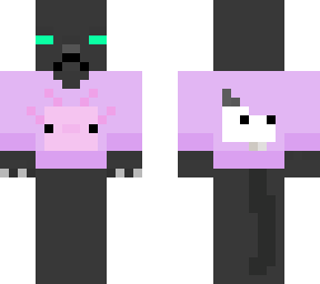 panther with axoltol/goat sweater