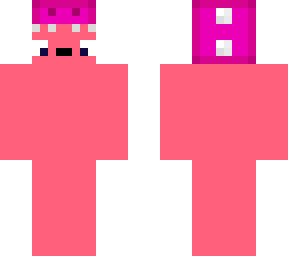 pinky with dino hat
