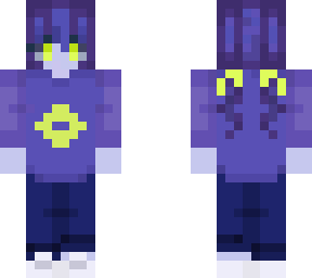 purple and yellow girl