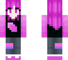 purple bi girl