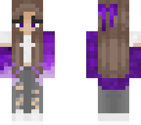purple gradient girl <3