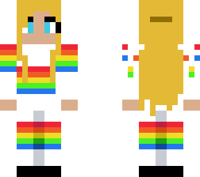 rainbow girl