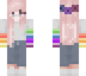 rainbow girl