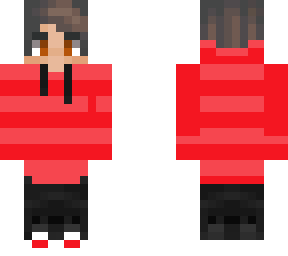 red hoodie