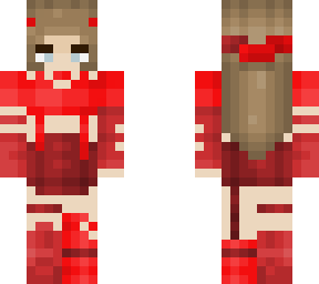 red outfit