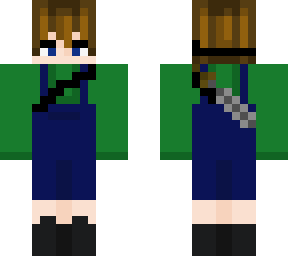 s k i n 8 + dream style + cobblestone sword