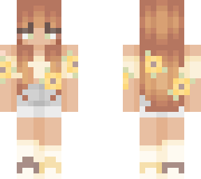 sunflower girl (reedit from bingopongo) darker hair