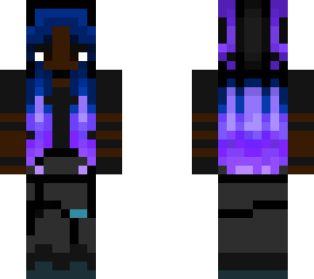 tech wear girl coloured hair (eye colour varient)
