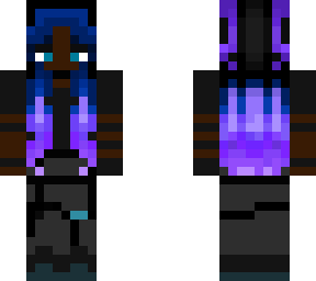 tech wear girl coloured hair
