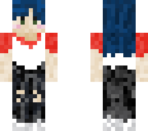 tommyinnit blue hair girl/boy unisex