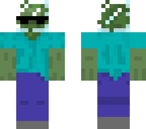 zombie inside a glass