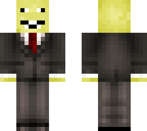 banana in a suit