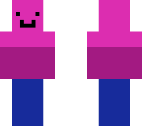 bi flag colours skin!