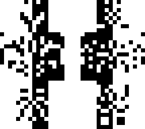 black and white robot