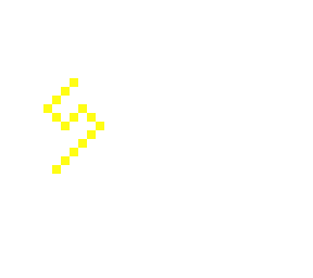 blank white skin with lightning bolt