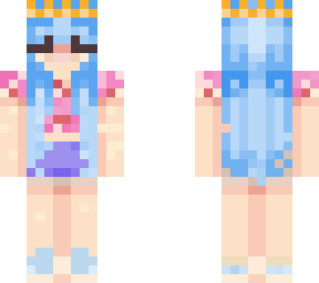 blue hair queen