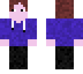 blue hoodie