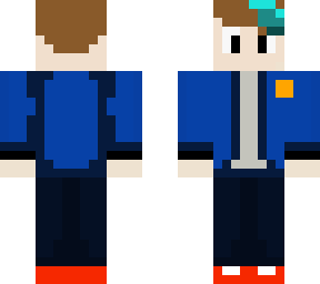 blue jacket