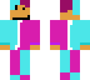 cyan/purple gamer