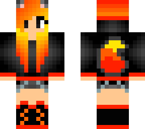 fire wolf girl