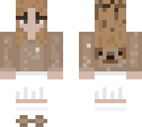 girl sloth jumper and skirt skin