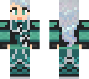 ninjago oc rain valentine silver hair credit to speedythecat
